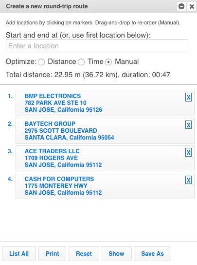 mta trip planner point to point