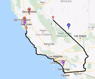 Next, mark the vertices for the start and end of the split on the selected region, or continental divide