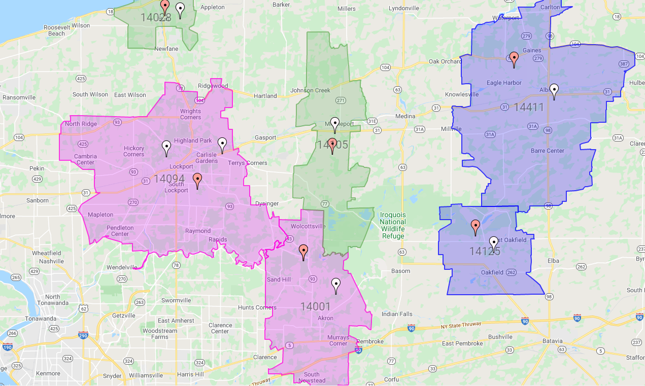 Zip Code Finder and County Maps with Labels - ZeeMaps Blog